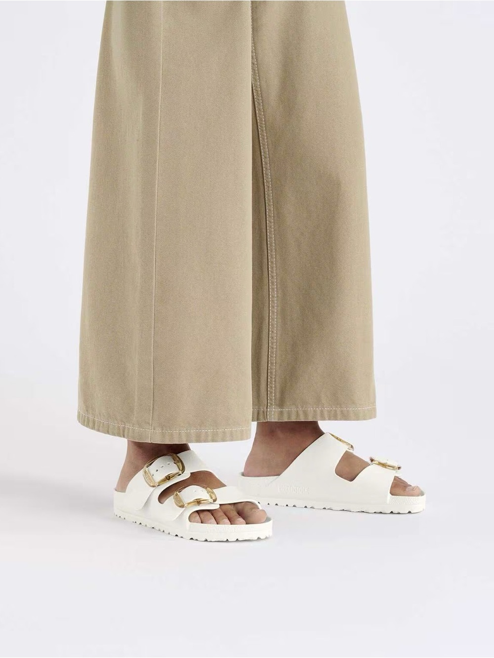 Birkenstock Arizona Big Buckle EVA in eggshell